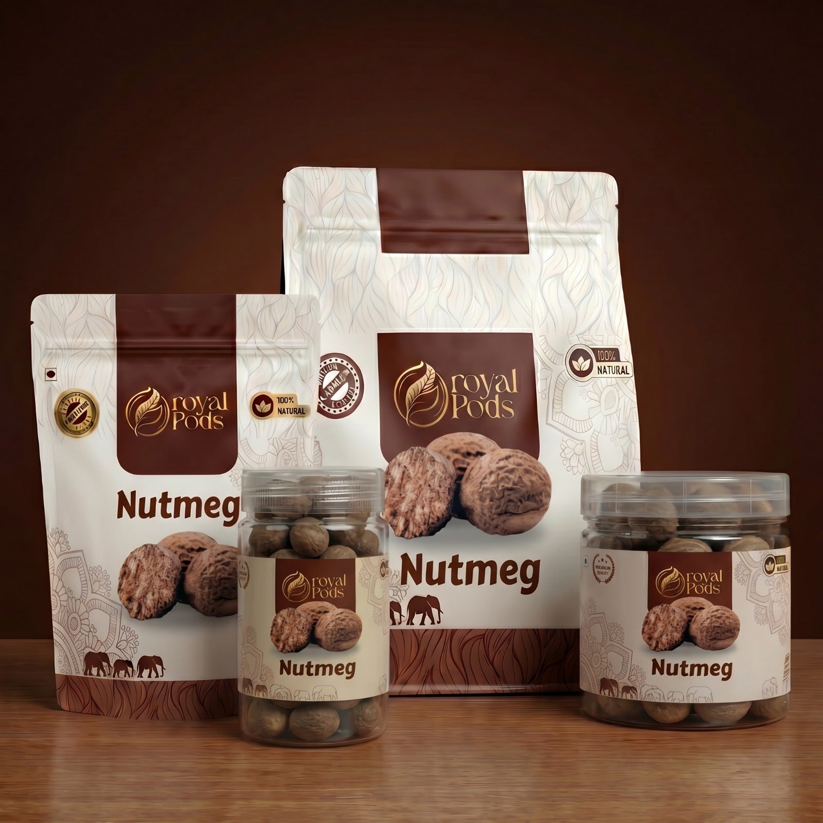 Premium Whole Nutmeg (Jaiphal)