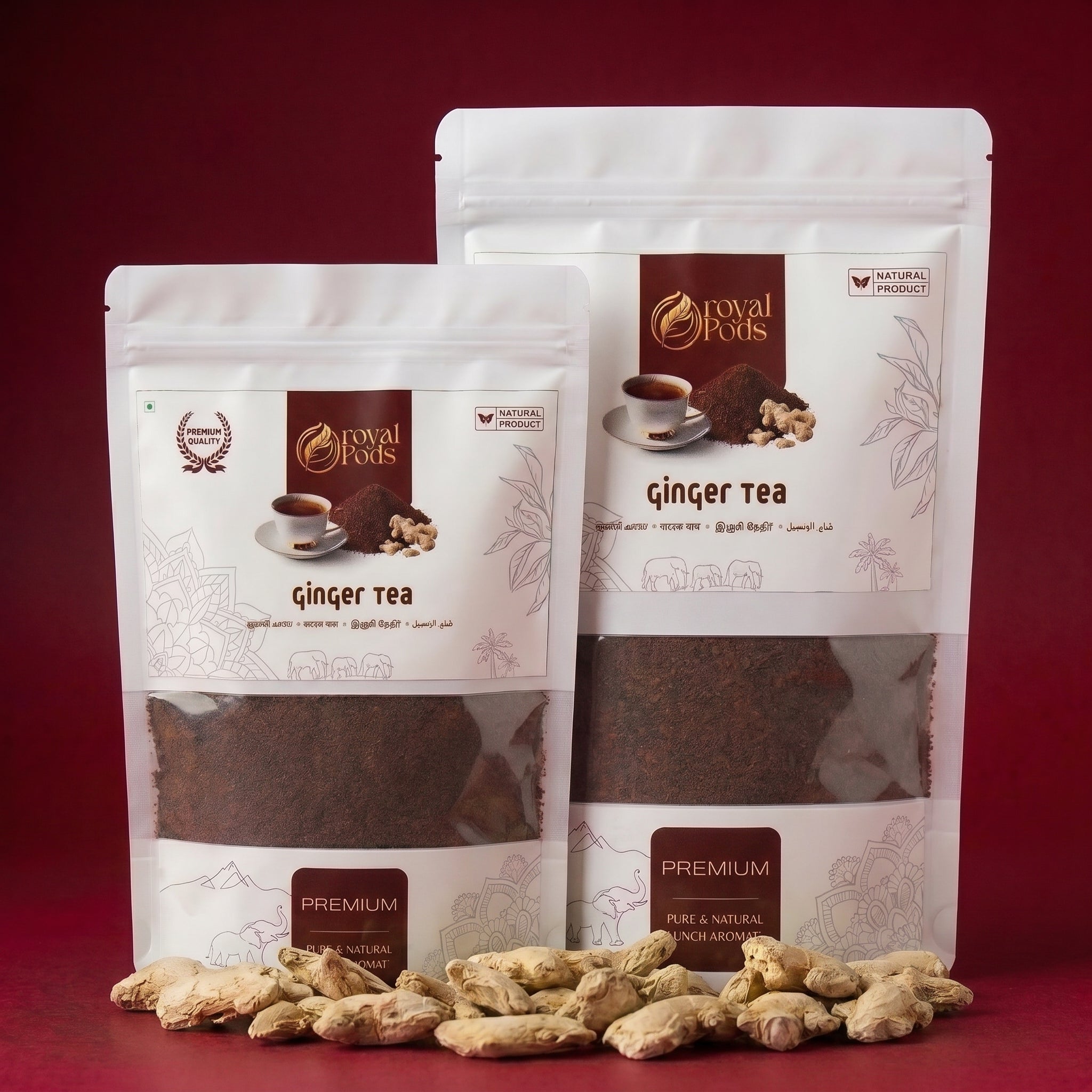 Premium Ginger Tea Powder