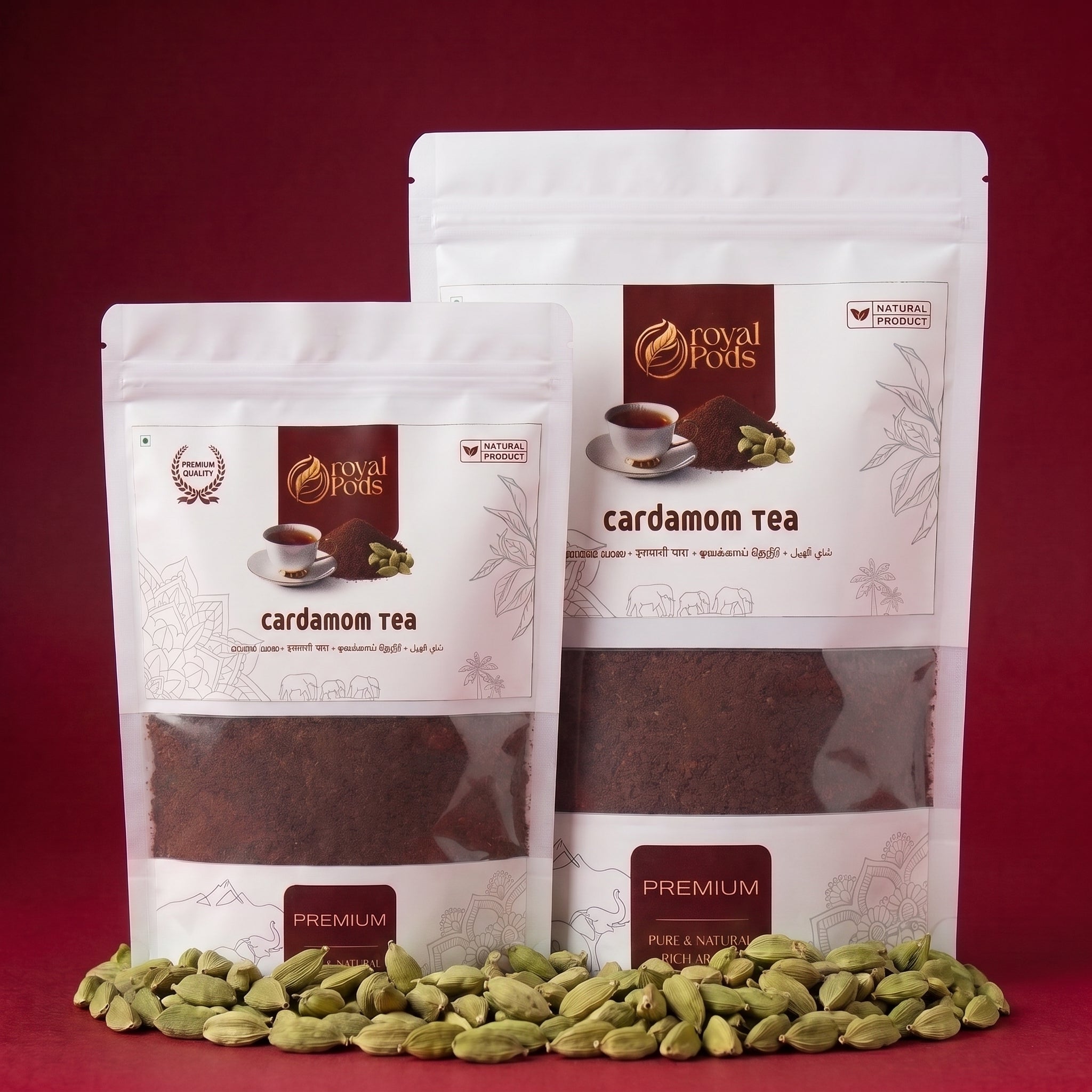 Premium Cardamom Tea Powder