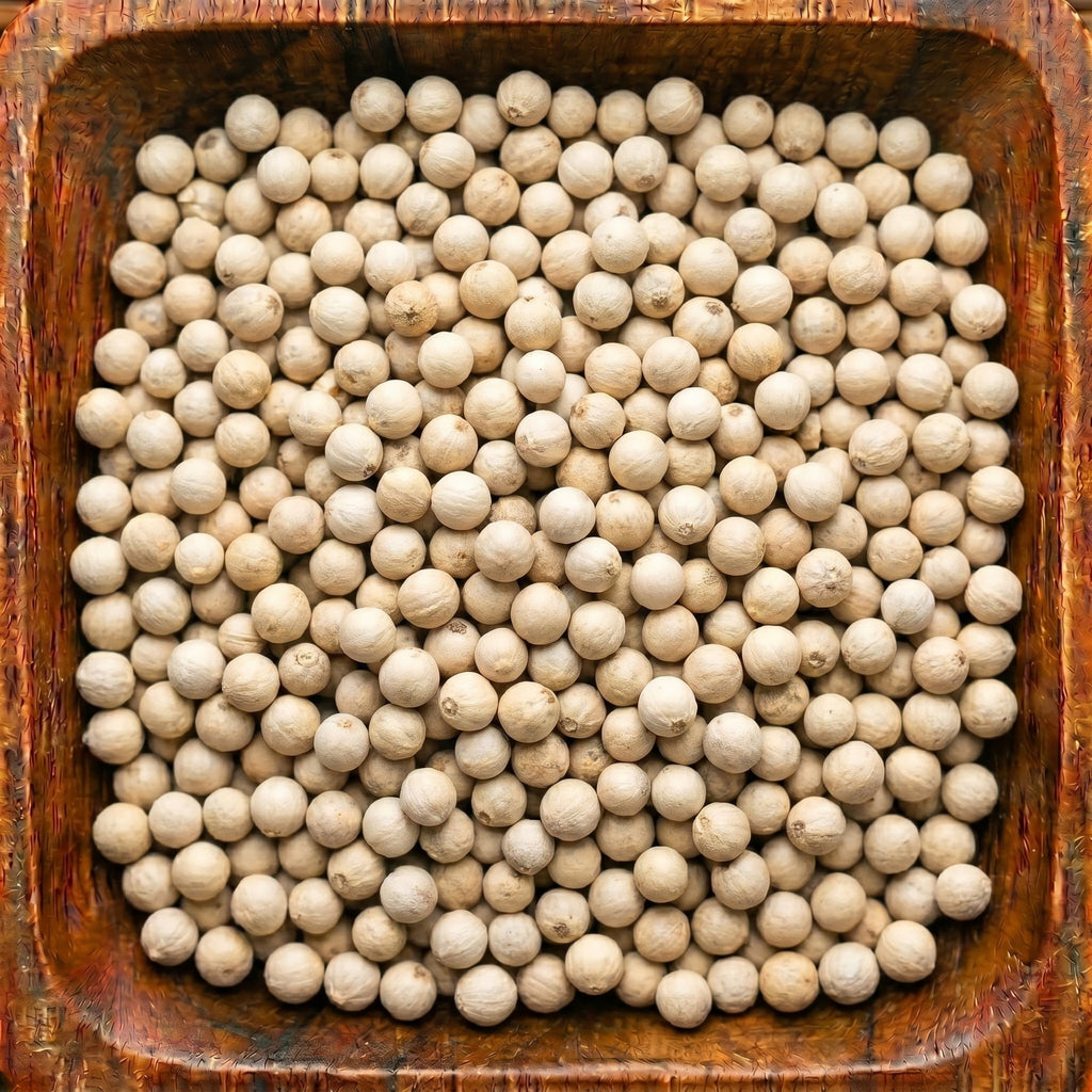 Premium White Pepper (Safed Mirch) | Whole & Aromatic